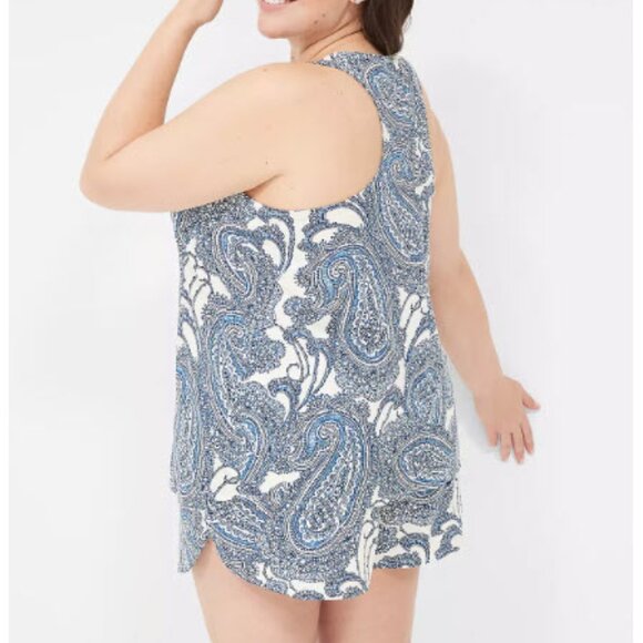 NWT Lane Bryant Cacique Tank & Short PJ Sleep Set Size 22 24 (3X) Dreamy Cool! - Picture 6 of 6